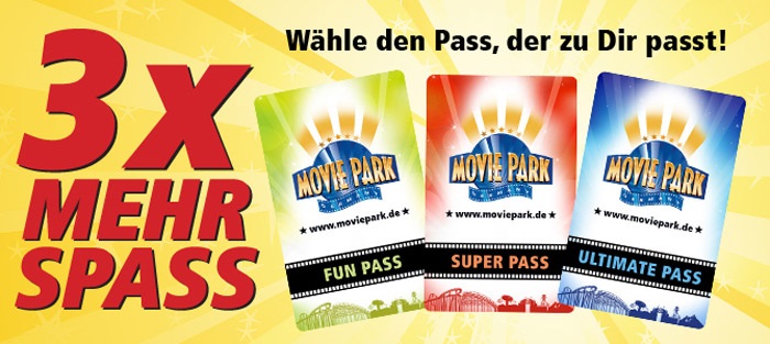 Das neue Saisonpass-Modell im Movie Park Germany
