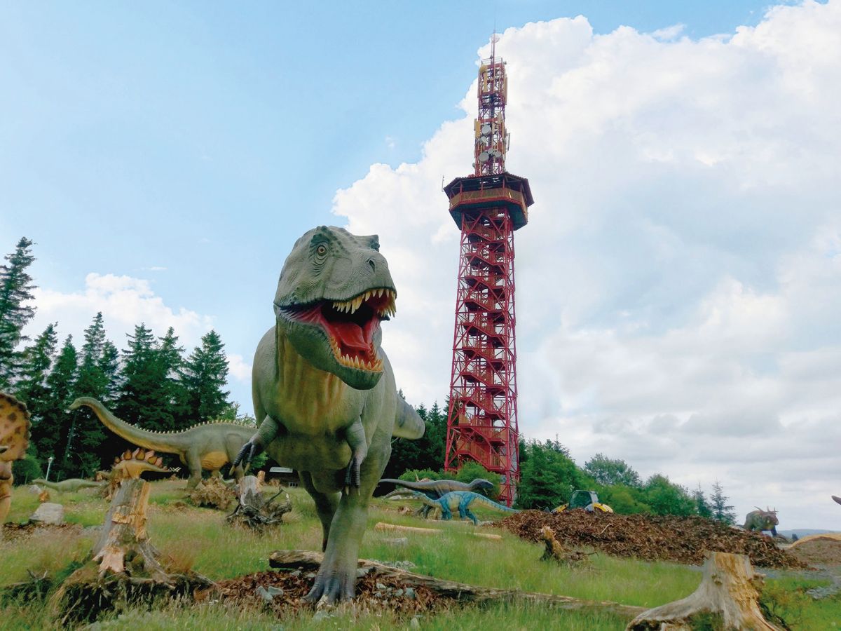 Große Dinosaurier-Erlebniswelt im FORT FUN Abenteuerland
