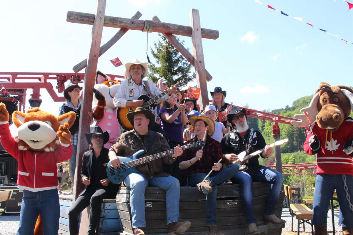 Die Maverick's bei den Country Days im FORT FUN Abenteuerland