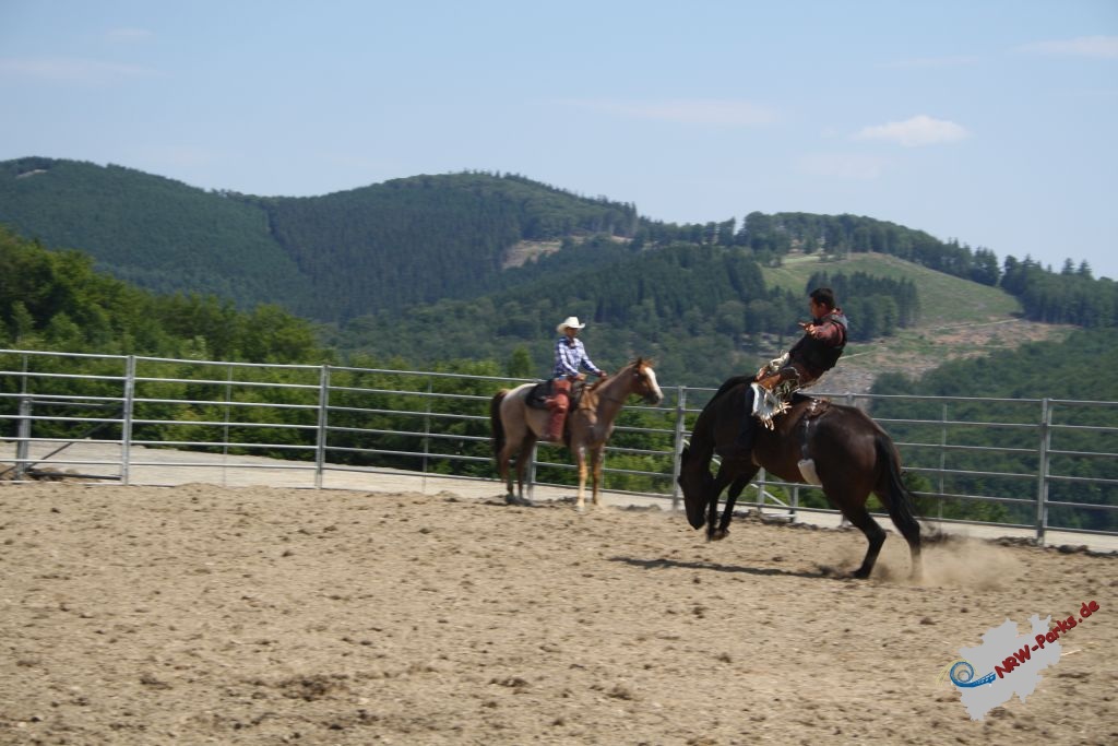 Rodeo zum 40. Geburtstag des Fort Fun Abenteuerland