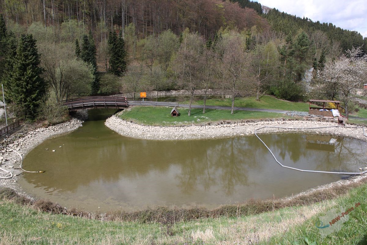 Sogar Wasser aus dem See wurde benötigt