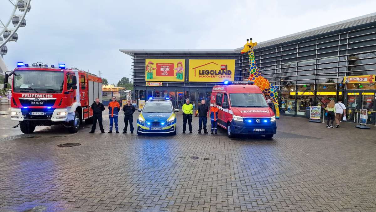 Polizei und Feuerwehr im LEGOLAND Disocvery Centre Oberhausen