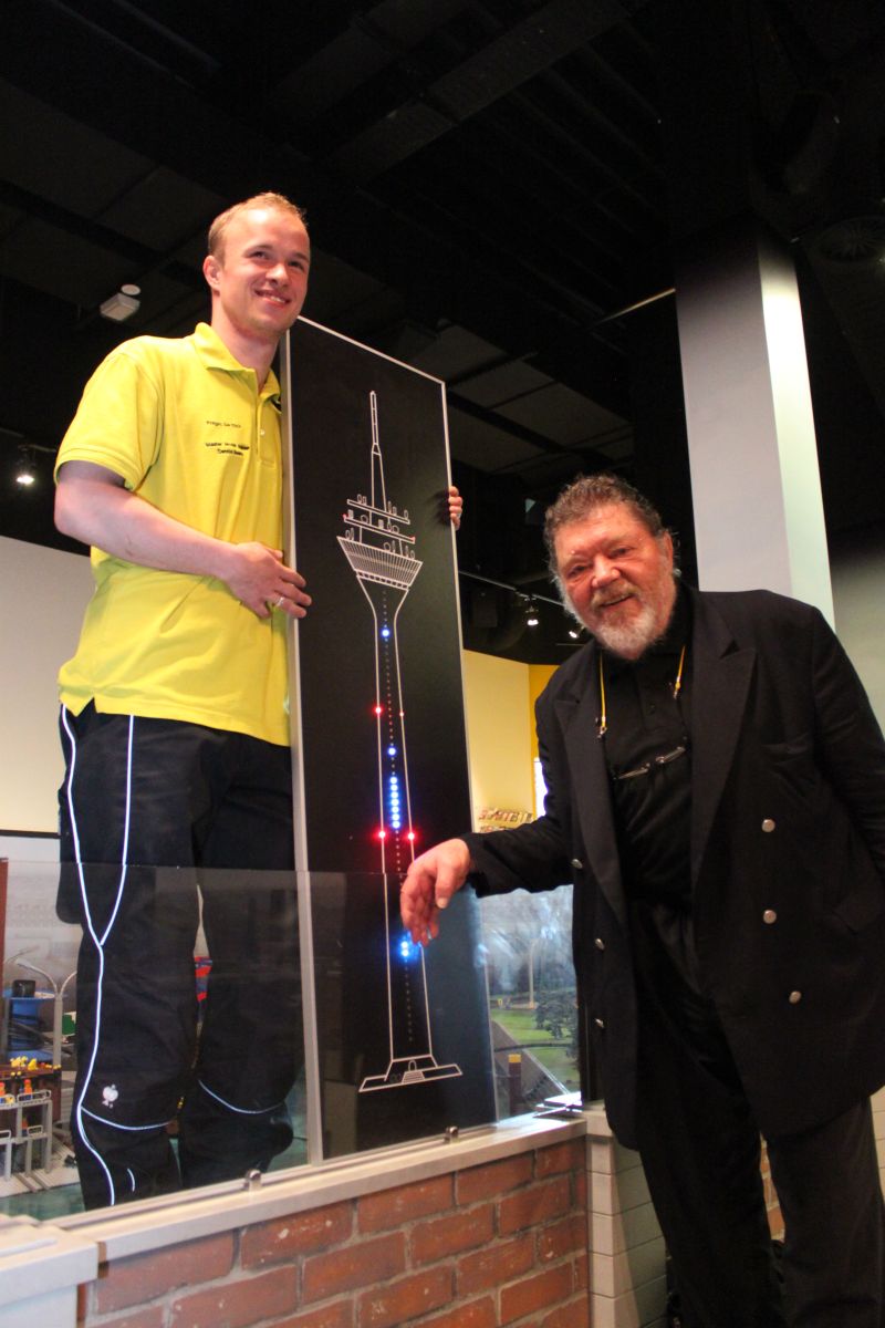Präsentation des Rheinturm Modells im Legoland Discovery Centre Oberhausen