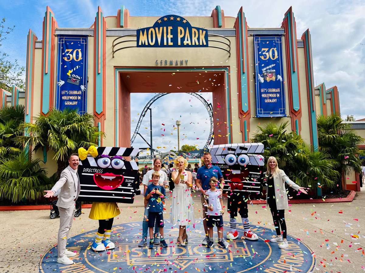 40 millionster Gast im Movie Park Germany 40 millionster Gast im Movie Park Germany