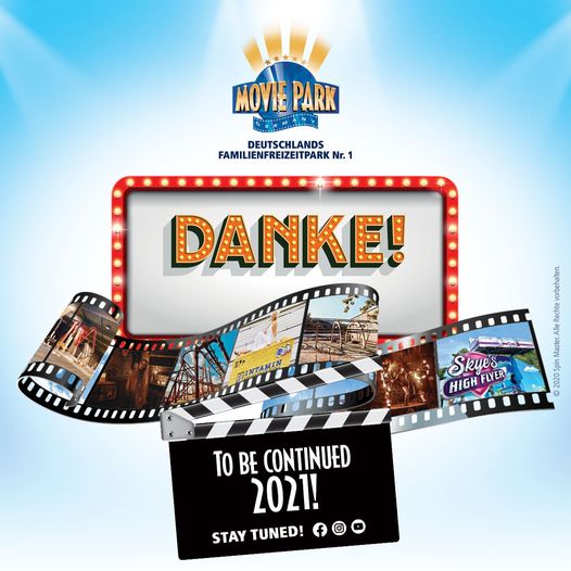 Movie Park Germany sagt Danke