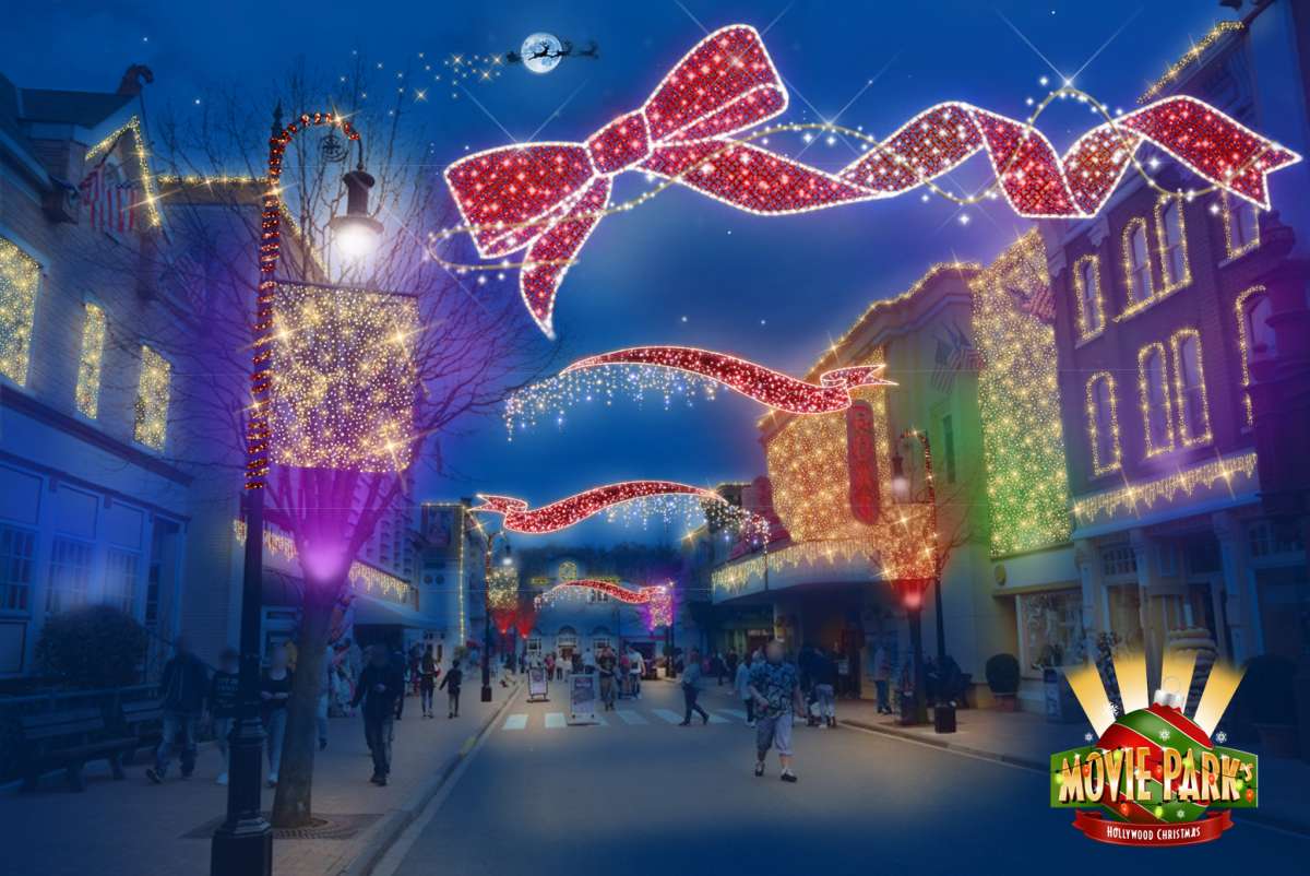 Movie Park Germany Christmas Boulevard USA