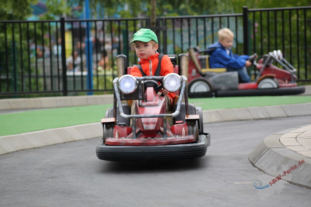 Fahrt auf dem Junior Parcours