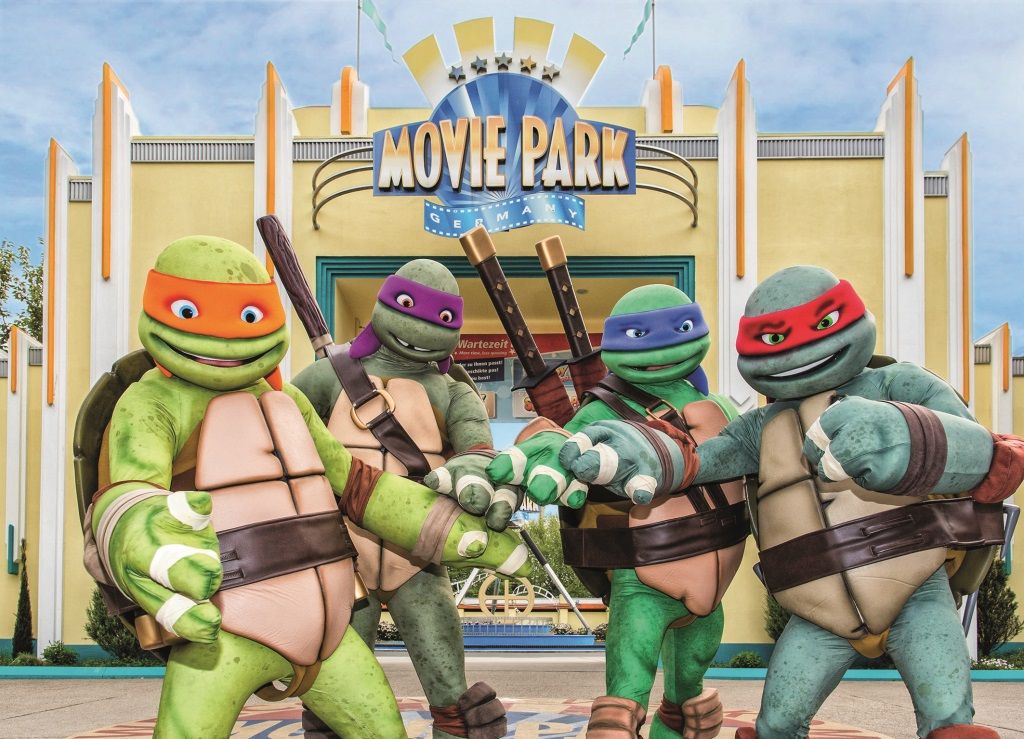 Teenage Mutant Ninja Turtles im Movie PArk Germany