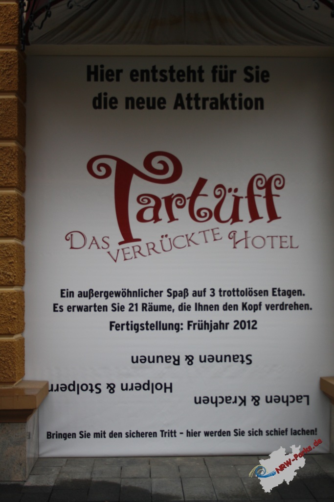Ankündigung das verrückte Hotel Tartüff