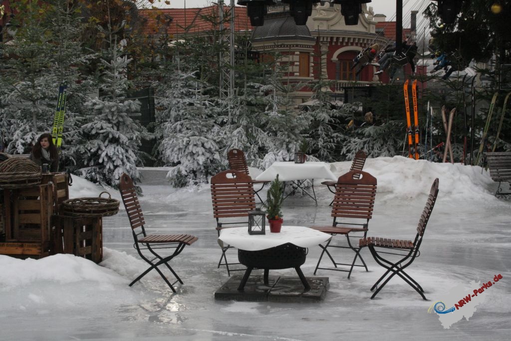 winterliche Atmosphäre im Phantasialand