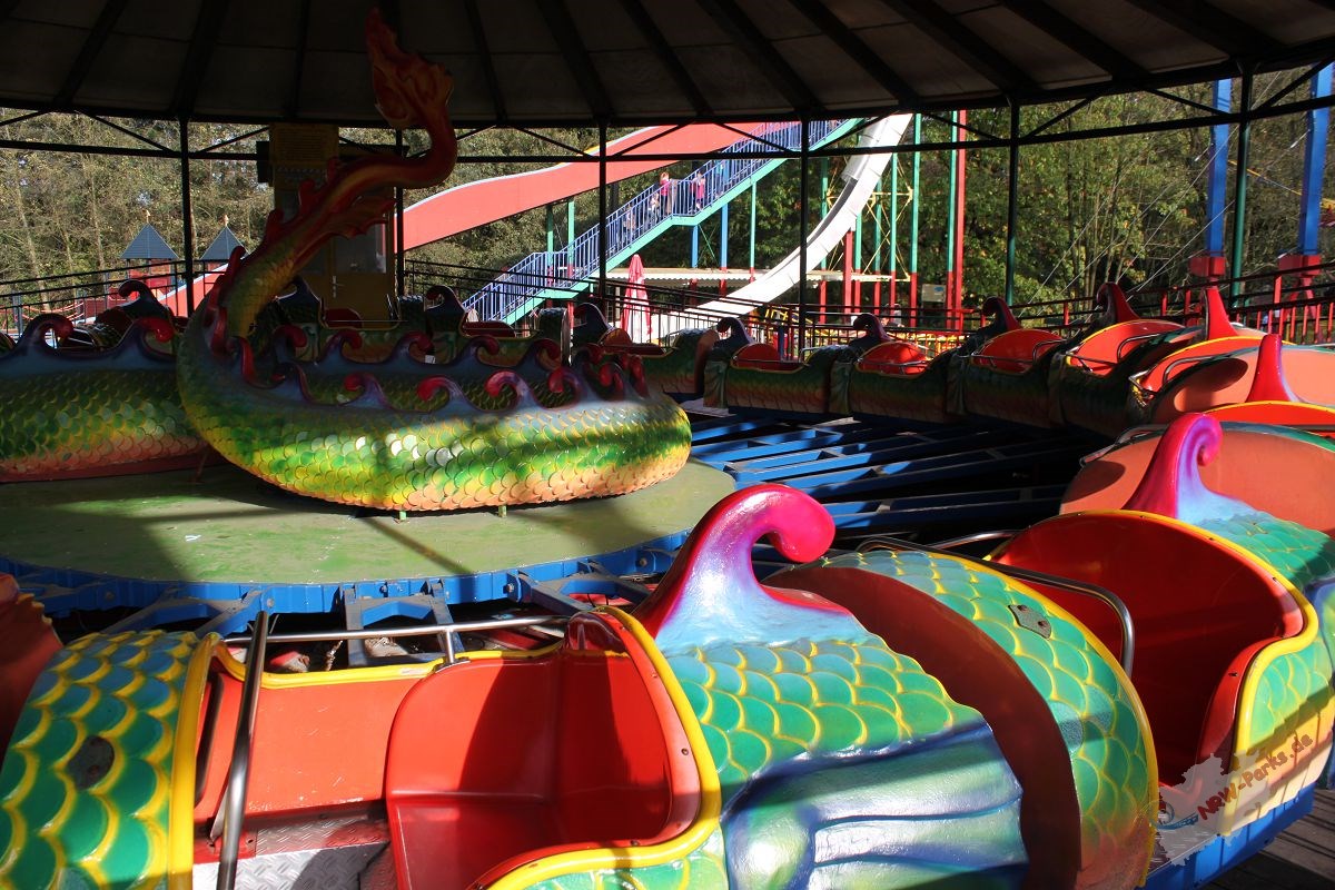 Drachenbahn im Schloss Beck