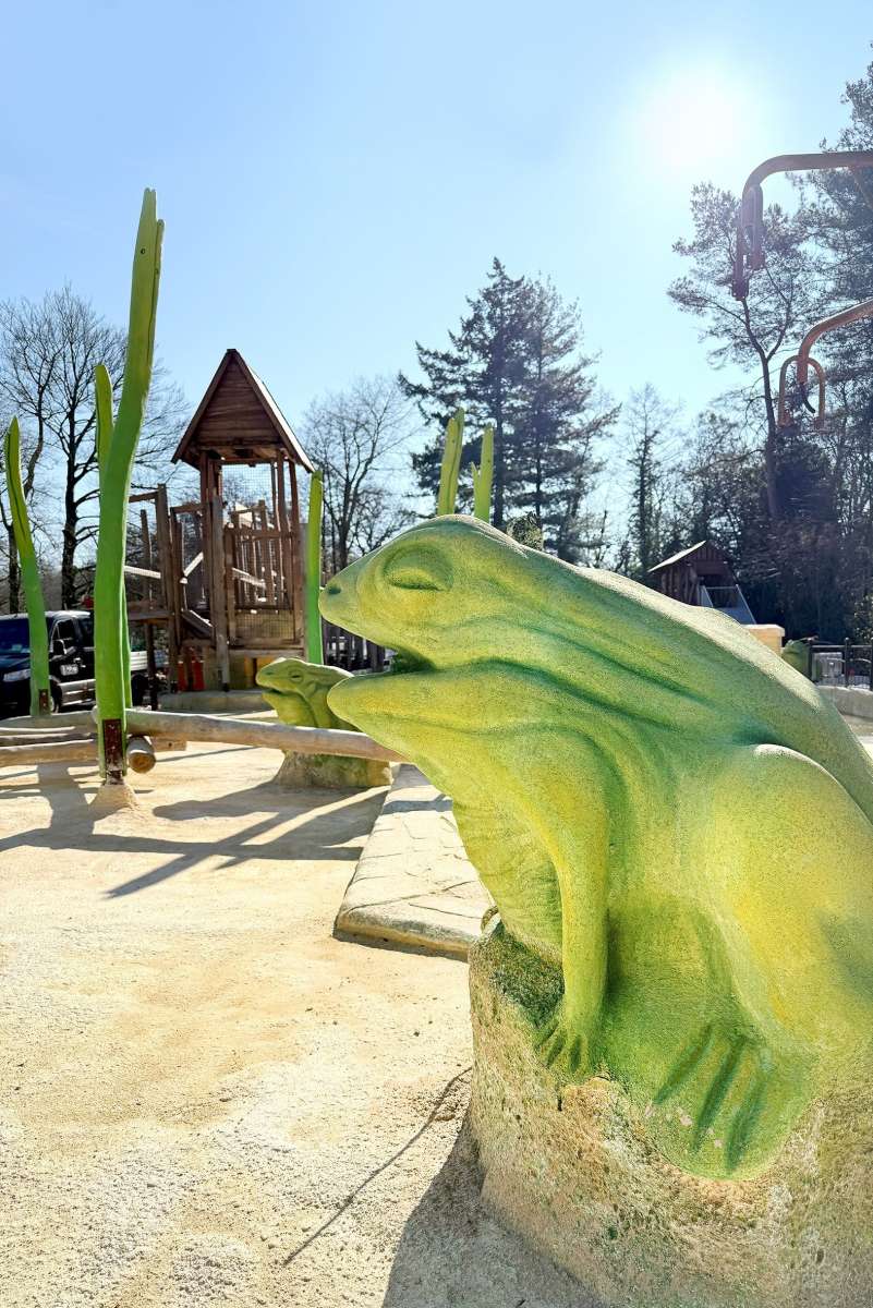 Wasserspielplatz im Freizeitpark Schloss Beck