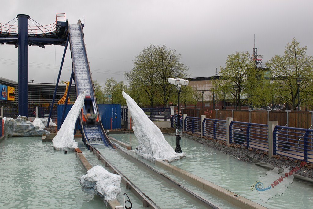 Die Wildwasserbahn des SEA LIFE Abenteuer Park Oberhausen