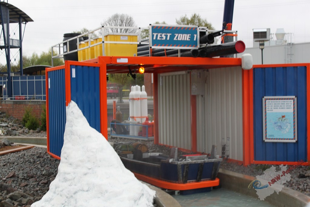 Die Wildwasserbahn des SEA LIFE Abenteuer Park Oberhausen