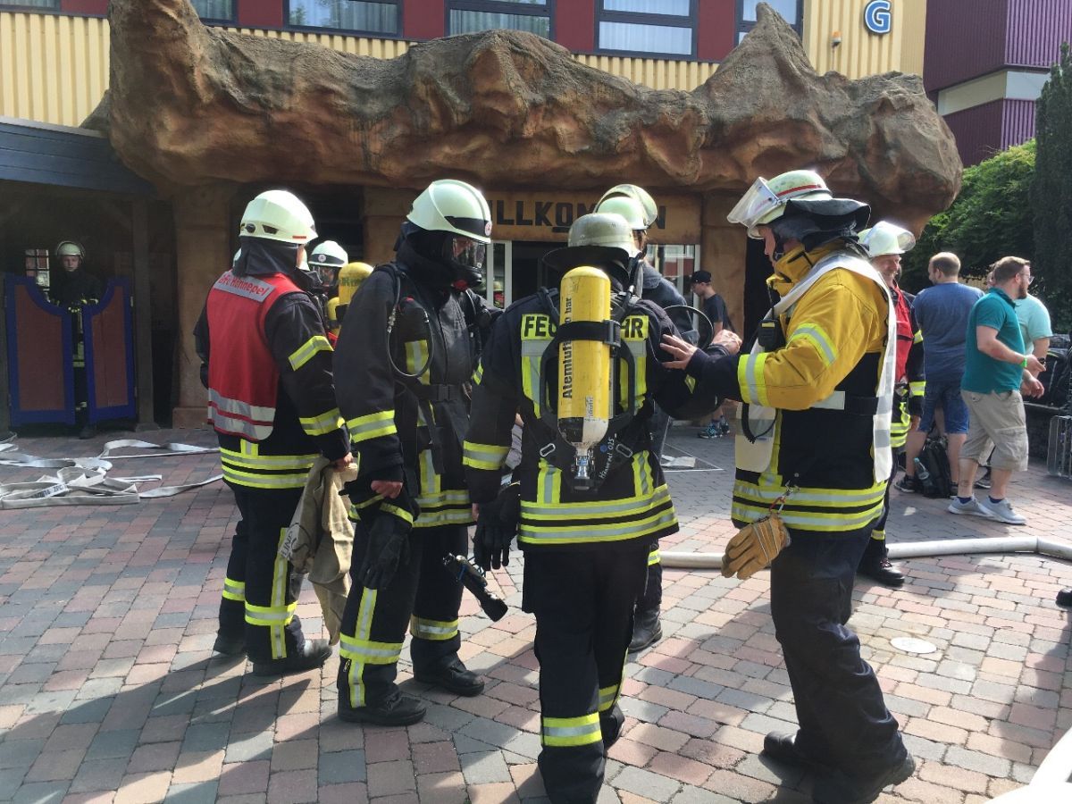 Großübung der Freiwilligen Feuerwehr Kalkar